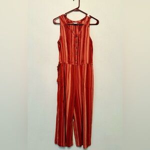 Sonoma Coral Striped Top